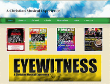 Tablet Screenshot of eyewitnessmusic.com